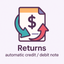 Credit/Debit Note Generation from Return